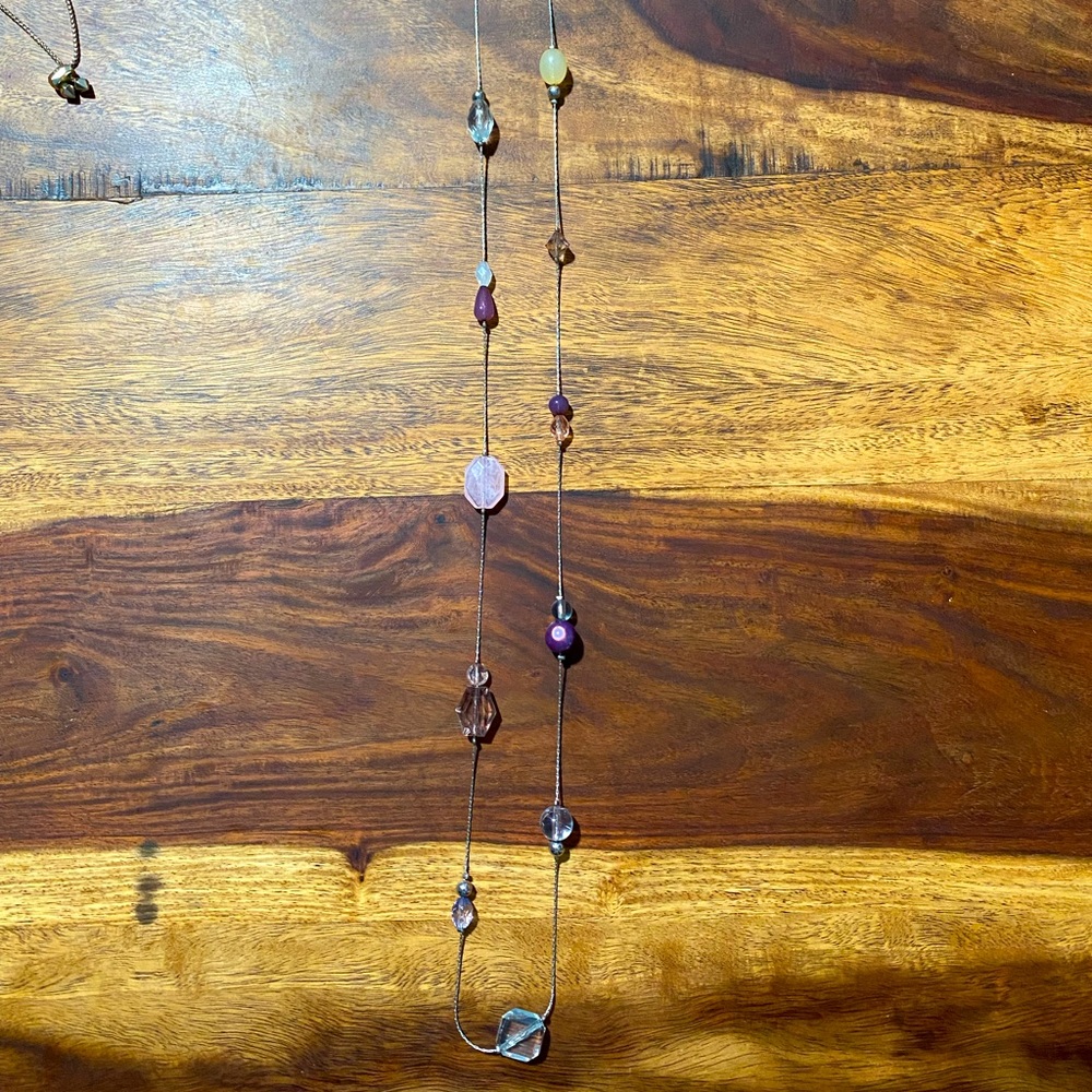 Long beaded necklace